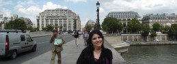 "My beautiful wife Karen on the Pont Neuf"